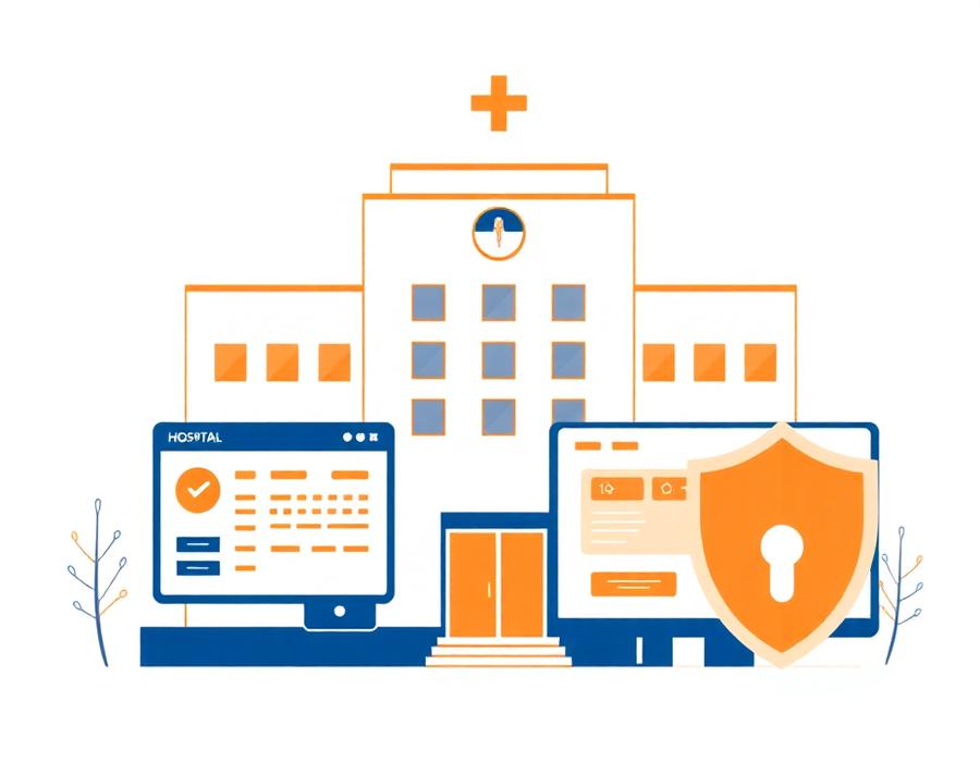 Hospital Information Management System illustration